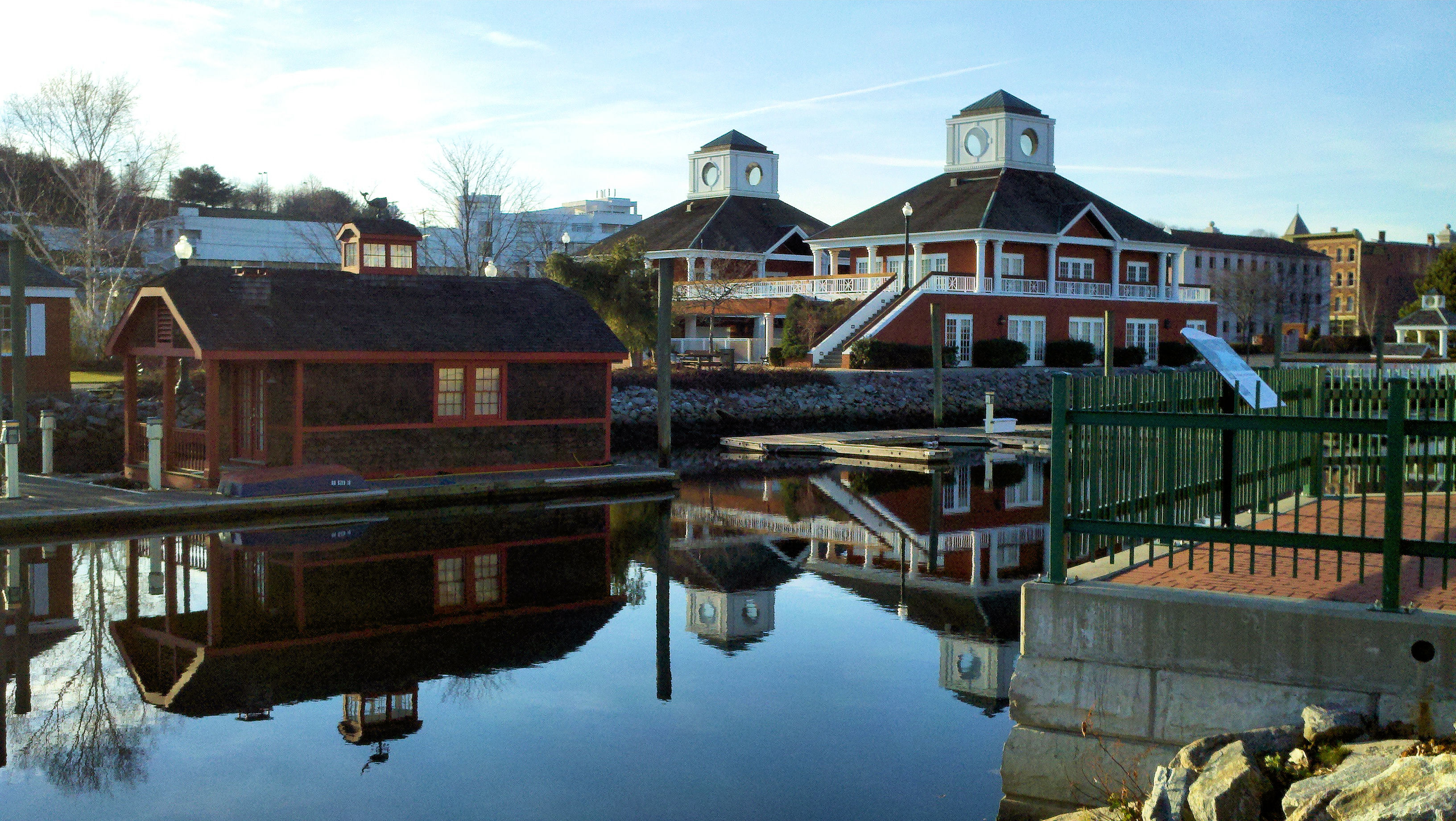 A Quiet Moment at the Marina at Norwich Harbor